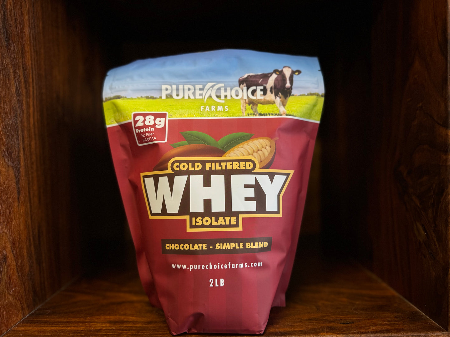 Chocolate Whey Protein Isolate Front